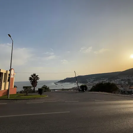 Sunset House Over The Sea Sesimbra