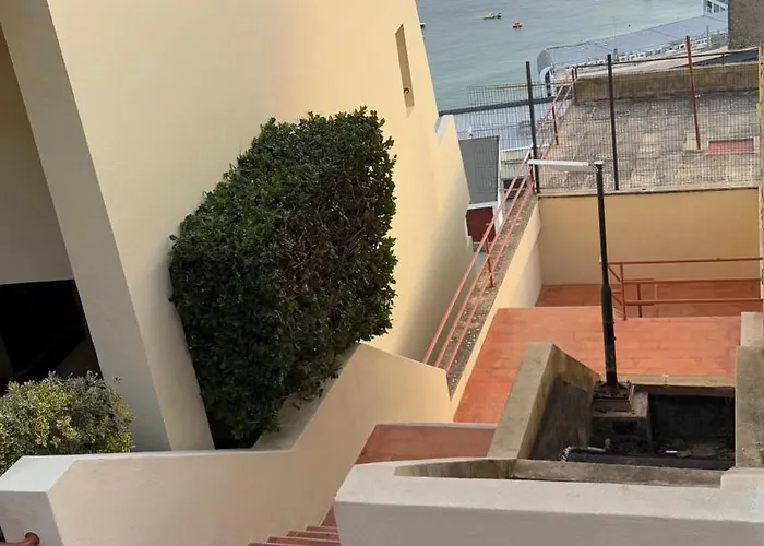 Sunset House Over The Sea